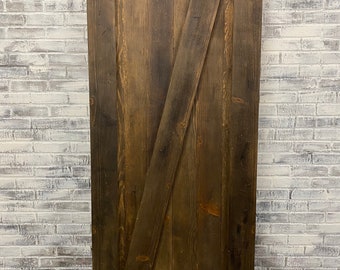 Custom Weathered Wood Barn Door