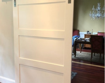 Custom Three Panel Sliding Barn Door