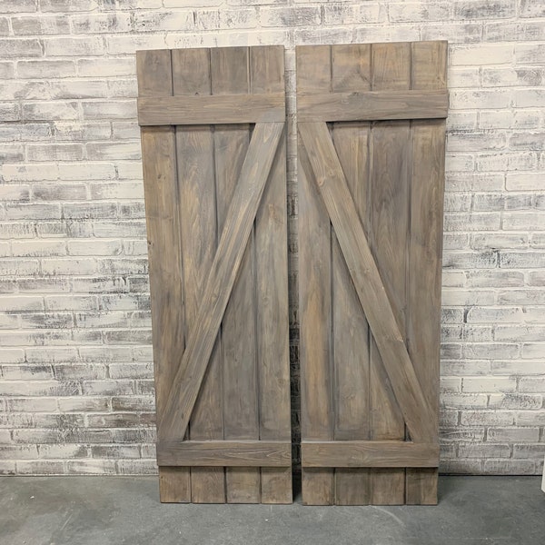 Barn Door Shutters Etsy