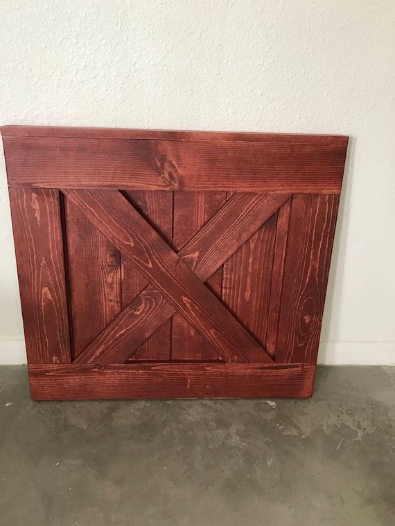 Custom Barn Door Baby Gate Sedona Red Baby and Pet Gate