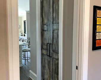 Custom Shabby Chic Pantry Doors