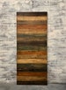 Custom Horizontal Plank Barn Door, Multi-Stained Sliding Barn Door 