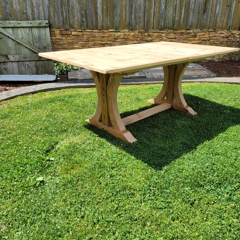 OldBarnStarFurniture Barnwood Extension Farm Table - Thumbnail 4
