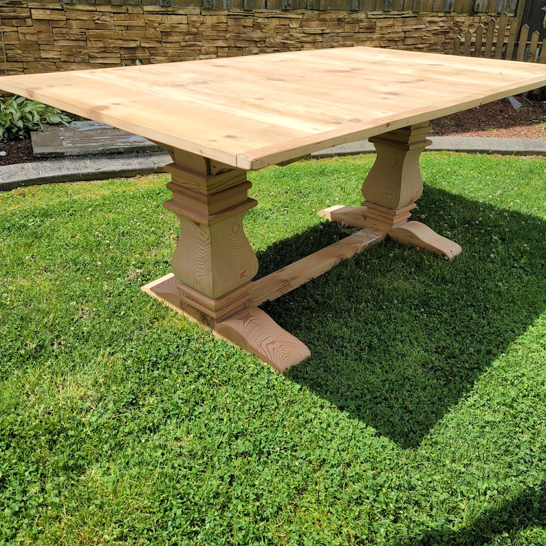 OldBarnStarFurniture Barnwood Extension Farm Table - Thumbnail 3