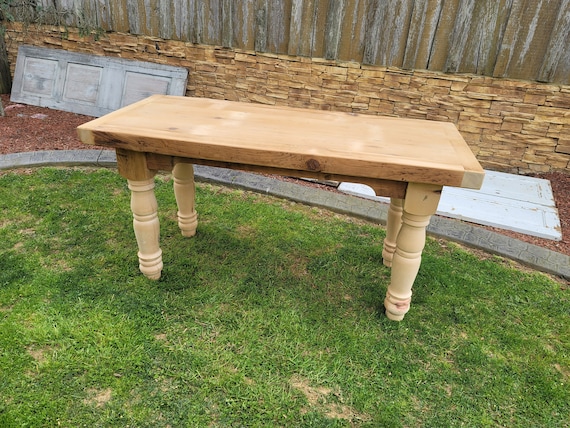 Reclaimed Pine Barnwood Farmhouse Table, Rustic Dining Table, Custom Legs