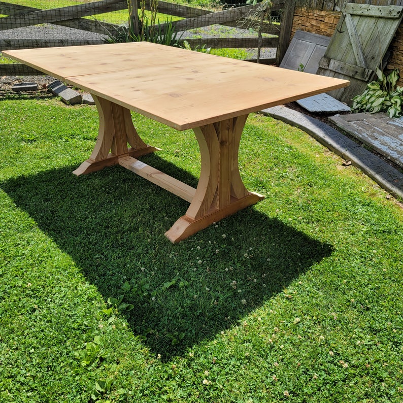 OldBarnStarFurniture Barnwood Extension Farm Table - Thumbnail 2