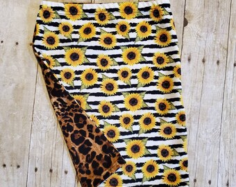 RTS~ VictoriasBliss ~Sunflower & Leopard Liverpool Modest Pencil Skirt, Girls Skirts, Modest Clothing