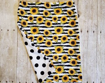 RTS~ VictoriasBliss ~Sunflower & Polkadot Liverpool Modest Pencil Skirt, Girls Skirts, Modest Clothing