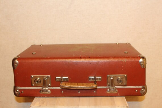 Soviet vintage suitcase Luggage bag Soviet suitcas