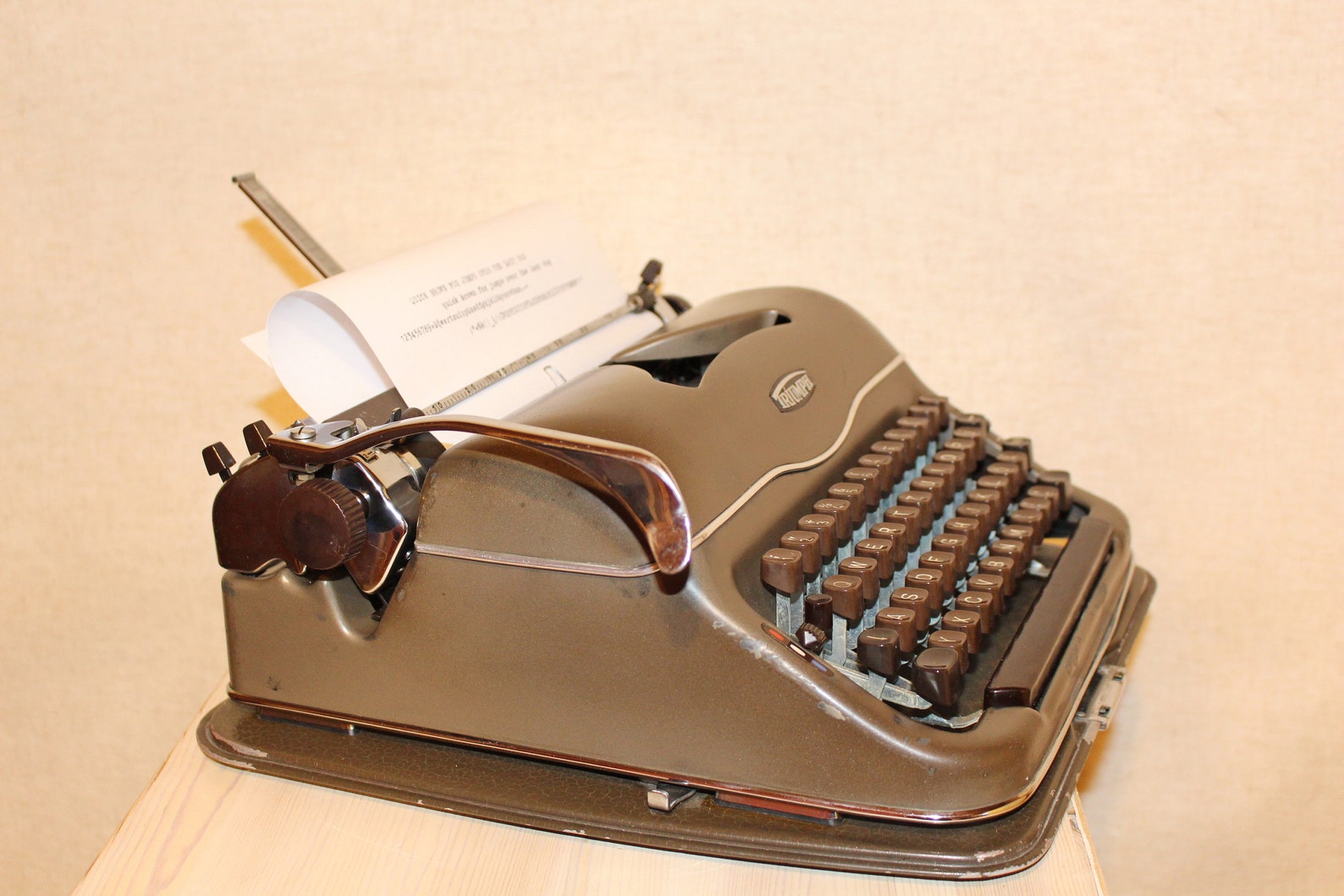 Triumph Perfect PERFECTLY WORKING Typewriter Vintage - Etsy