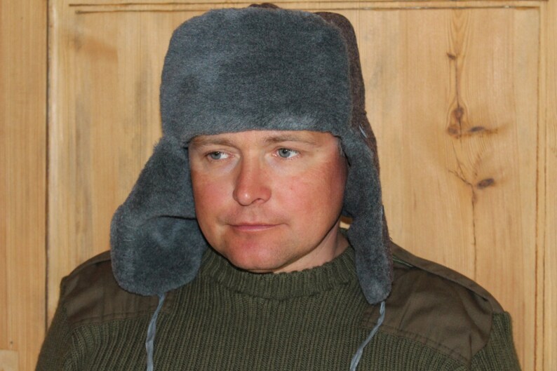 mens wool winter hats with ear flaps