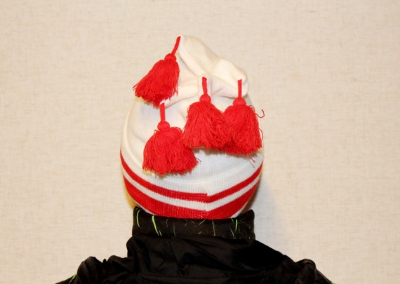 Vintage Ski Hat Tassel Ski Hat NOS 