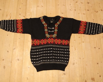 Norwegian Sweater 10-12 yrs Teens Authentic Thick Warm Norwegian Pullover Sweater Unisex Pulli Nordic Sweater