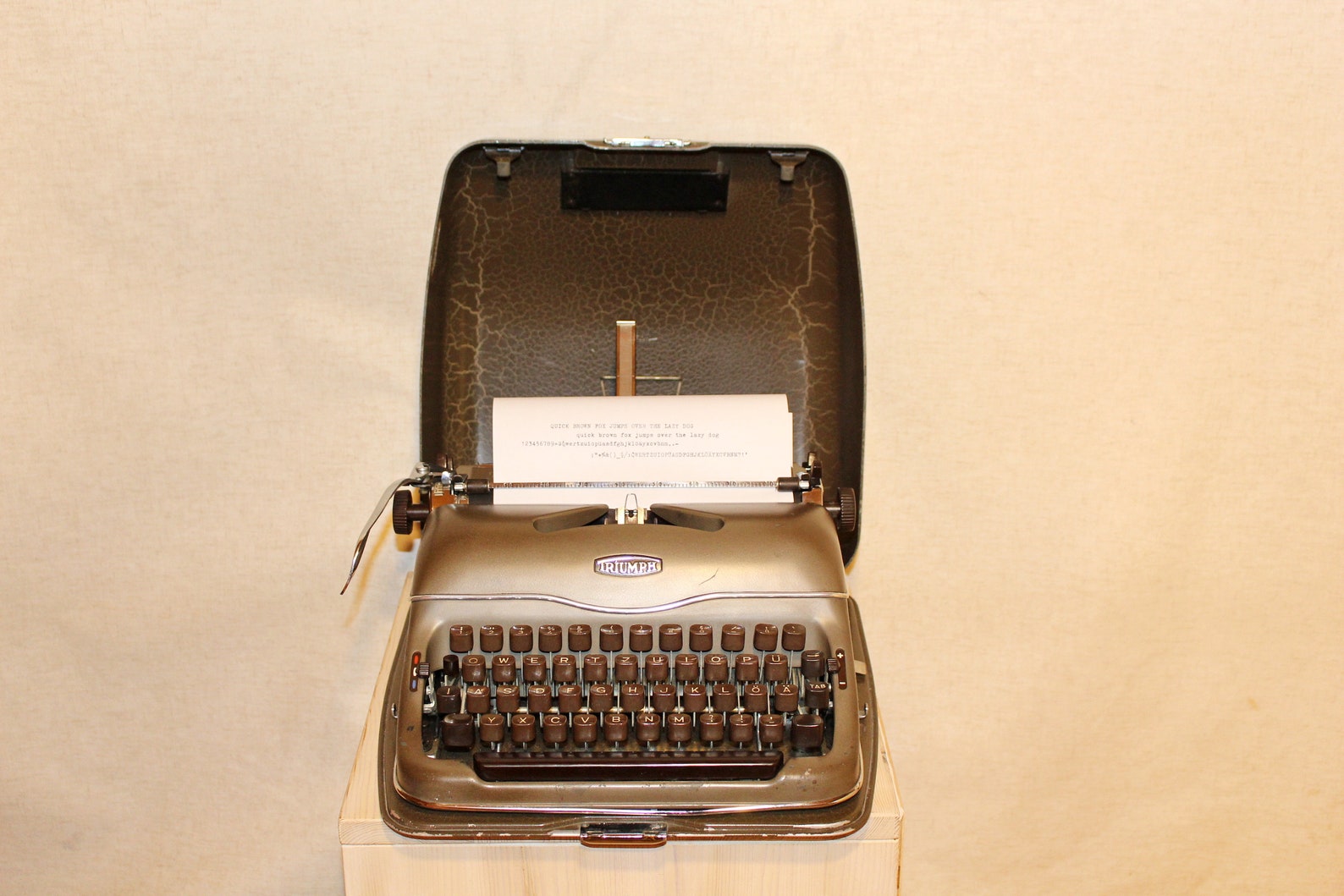 Triumph Perfect PERFECTLY WORKING Typewriter Vintage - Etsy