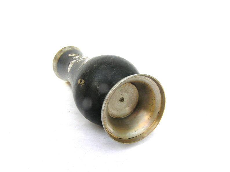 Antique Vase Small Metal Vase Floral Vintage Vase Small Flower Etsy