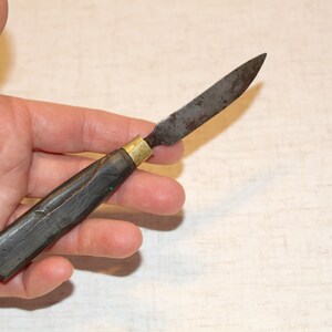 Cuchillo vintage pequeño Cuchillo de papel Cuchillo para sobres Abrecartas Anillo de latón
