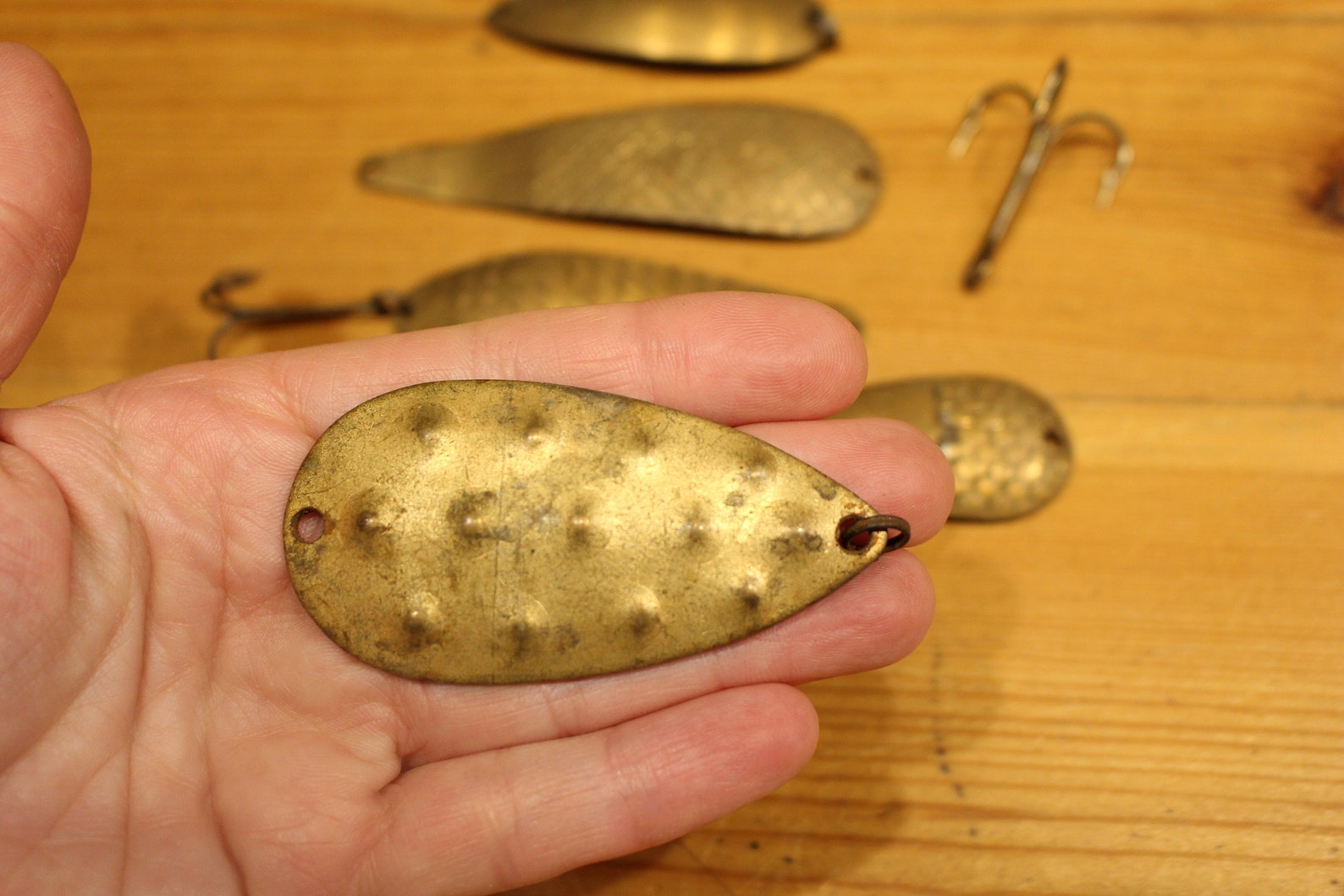 Vintage Brass Lures HANDMADE Lures Vintage Handmade Fishing Etsy