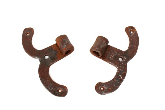 Antique Door Hinges Large Handmade Door Hinges Barn Door Etsy