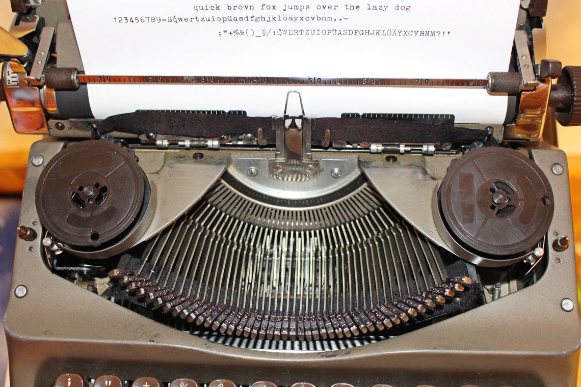 Triumph Perfect PERFECTLY WORKING Typewriter Vintage - Etsy