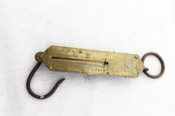 Vintage Salters Pocket Balance Russian Antique Brass Hand Scale Vintage  Spring Balance Hanging Scale Fishing Scale -  Canada