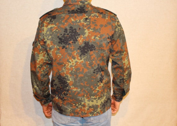 Camo jacket Vintage mens camo jacket German camou… - image 4