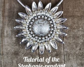 TUTORIAL  of the Stephanie pendant - phase photos