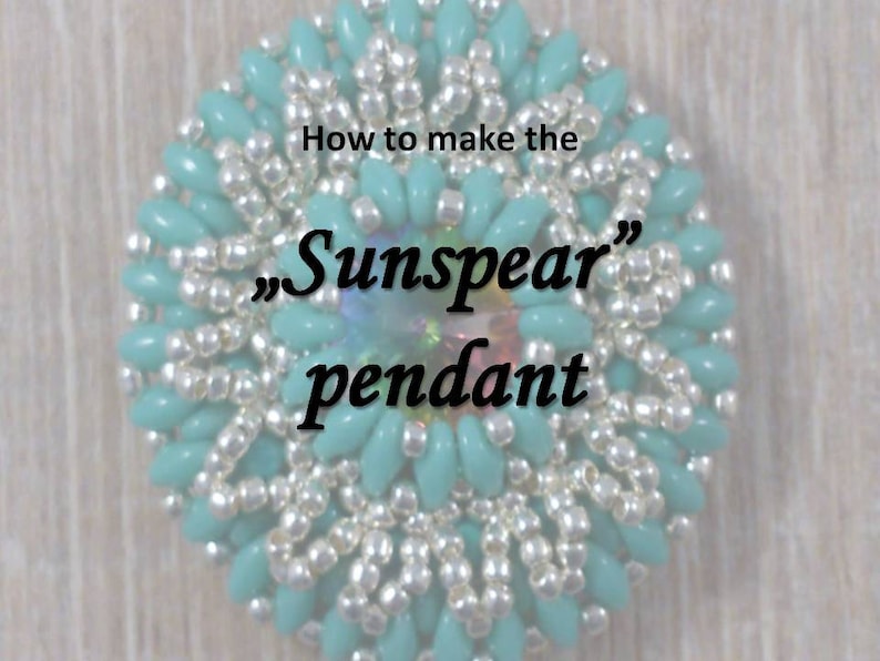 TUTORIAL of the Sunspear Pendant - Phase Photos - Etsy