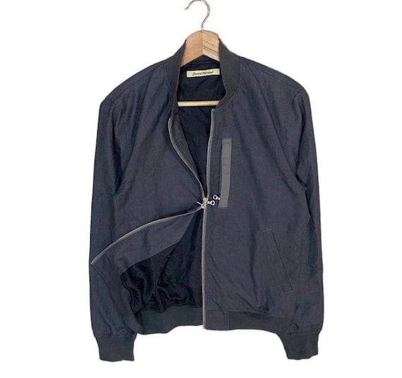 Journal Standard, Vintages 90’s JOURNAL STANDARD Flight Bomber Jacket Gray Size Medium