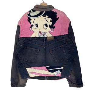 USA製　Too Cute! 90's vintage Bettyデニムブルゾン Betty Boop Too Cute - Etsy