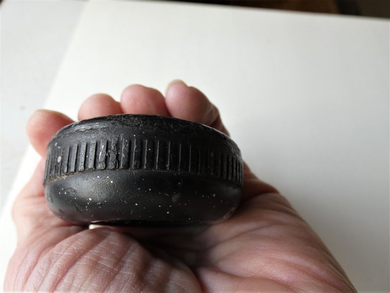 Vintage Capitol Radiator Knob Black Bakelite Steam Radiator Regulator Steampunk Altered Art Supply Open Close