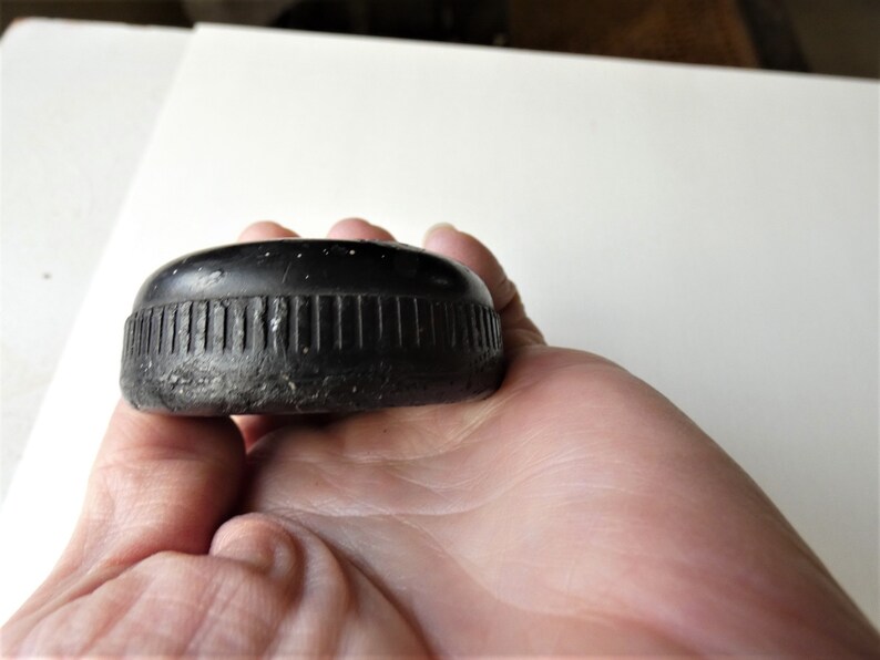 Vintage Capitol Radiator Knob Black Bakelite Steam Radiator Regulator Steampunk Altered Art Supply Open Close