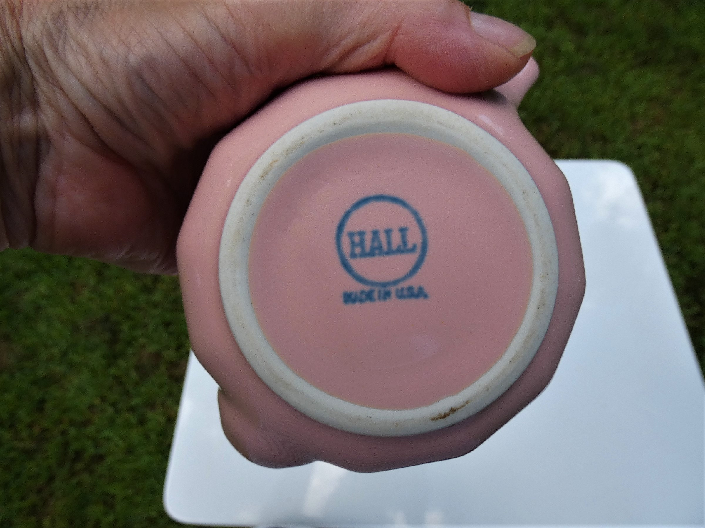 Vintage Hall Tricolator Pink Teapot China Ceramic Farmhouse Etsy