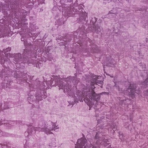 Orchid 32 Count Linen - hand dyed cross stitch fabric - Bestitchme - Purple - Lavender - One of a Kind