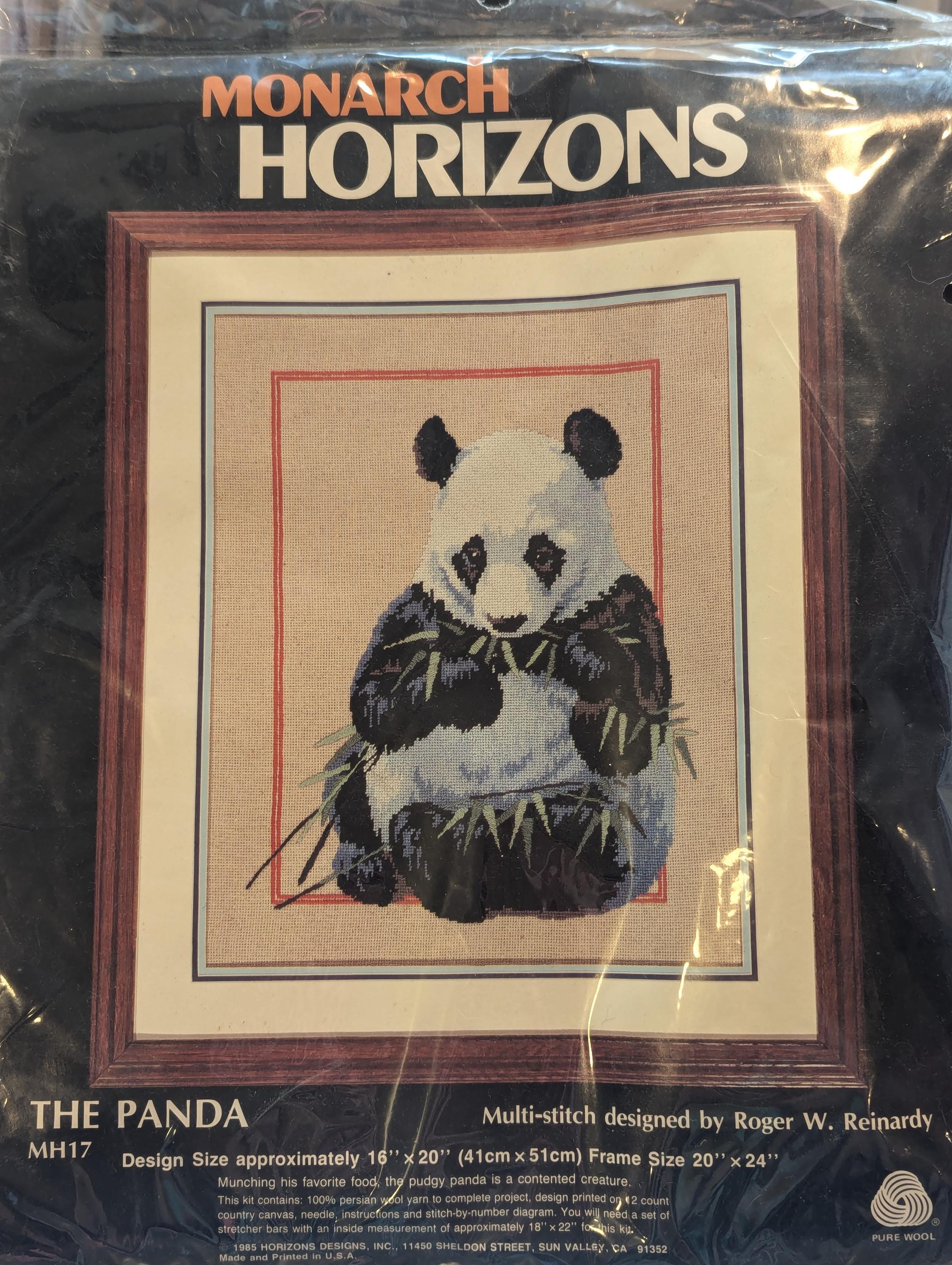 Monarch Horizons Multi Stitch Kit - the Panda - Roger
