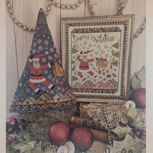 Tenth Day of Christmas Sampler and Tree Cross Stitch Pattern - Hello from Liz Mathews