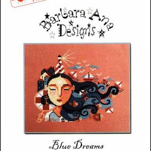 Blue Dreams di Barbara Ana Designs - Modello di carta