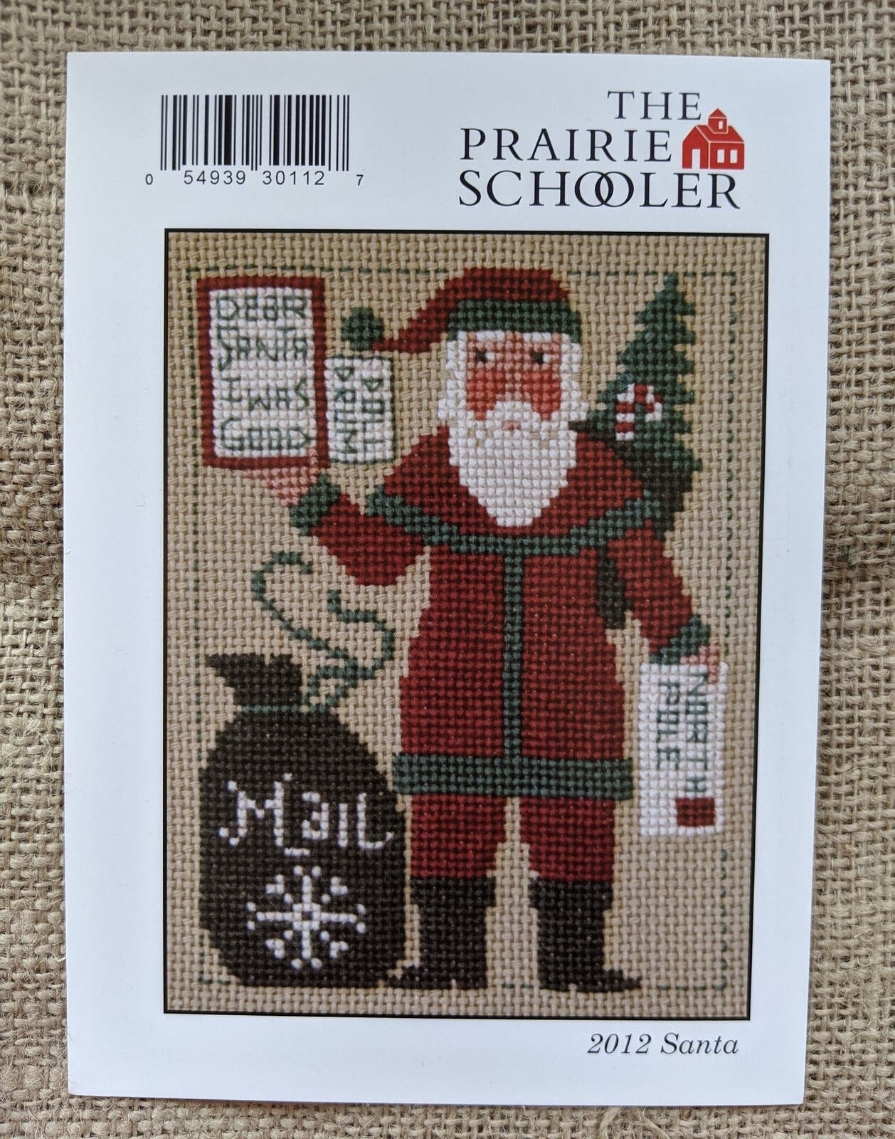 Schooler Santas Counted Cross Stitch Charts by the Prairie Schooler