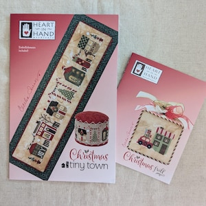 Heart in Hand Christmas Tiny Town and Frill Cross Stitch Patterns