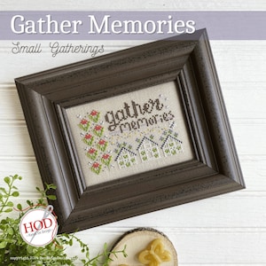 Gather Memories  - Cross Stitch Pattern by Hands on Design - hd-311