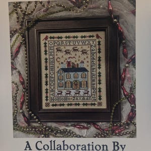A Visit from St. Nick Cross Stitch Pattern - Hello from Liz Mathews & Kathy Barrick Collaboration - Paper Pattern