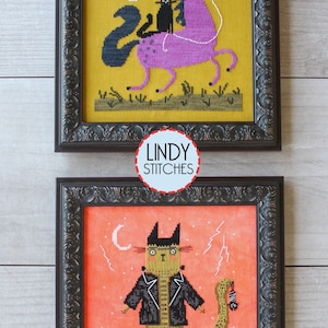 Lindy Stitches - Halloween Tails - Cross Stitch Pattern