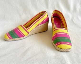 Mulitcolor Striped Andre Assous Espadrilles