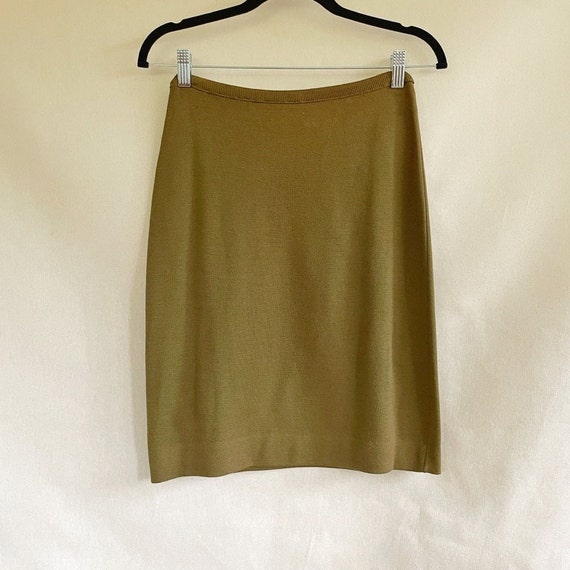 Army Green Knit Skirt Set - image 4