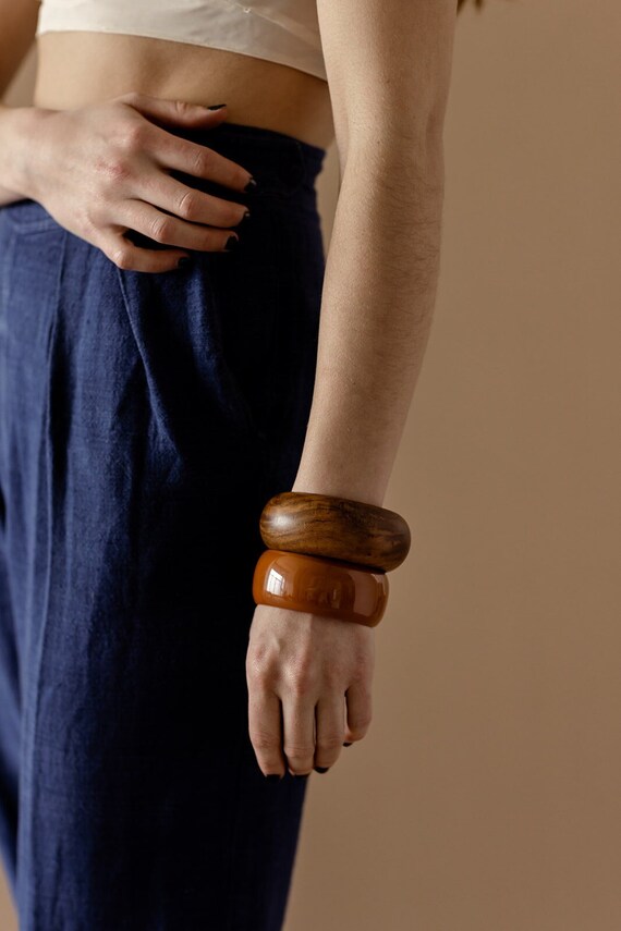 Vintage Rust Bangle - image 1