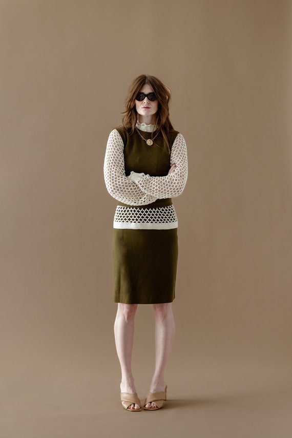 Green knit set Gem
