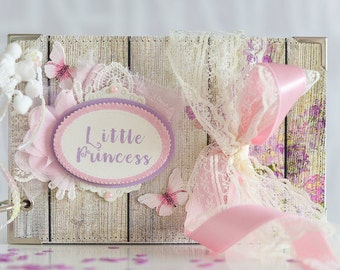 baby girl memory book customized baby scrapbooking blank etsy photo album for baby girl