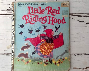 Little Red Riding Hood Golden Book - Etsy