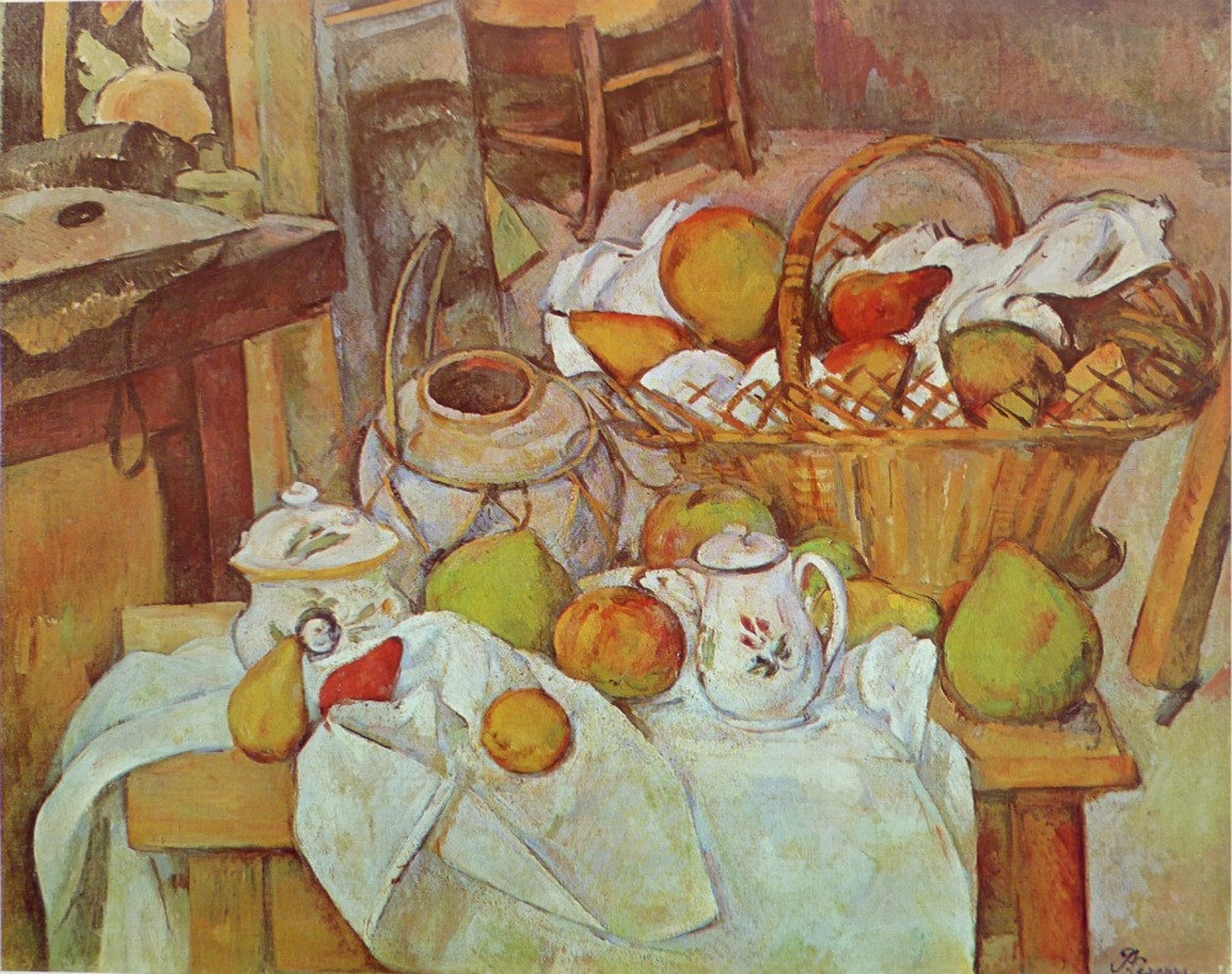 The Kitchen Table by Paul Cezanne French Artist1966 Etsy