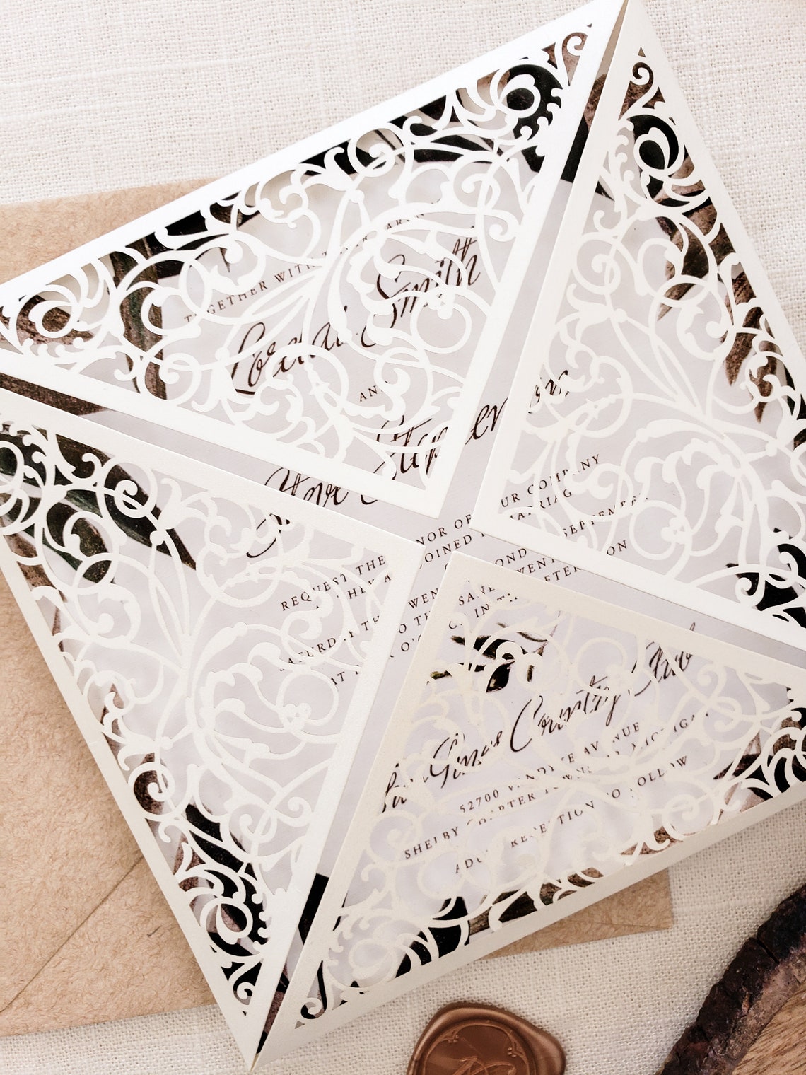 Rustic Wedding Invitation Italian Rustic Italian invitation | Etsy
