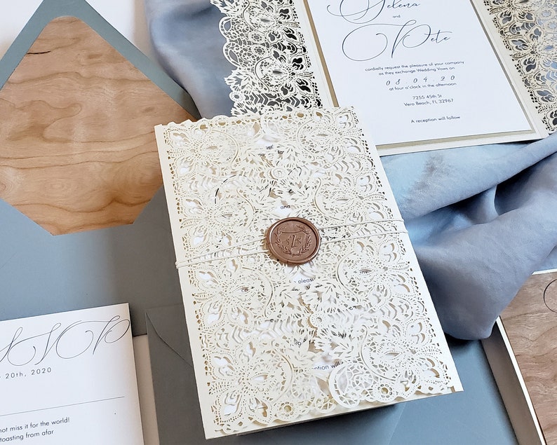 Romantic Wedding Invitations Souther Charm Wedding Etsy